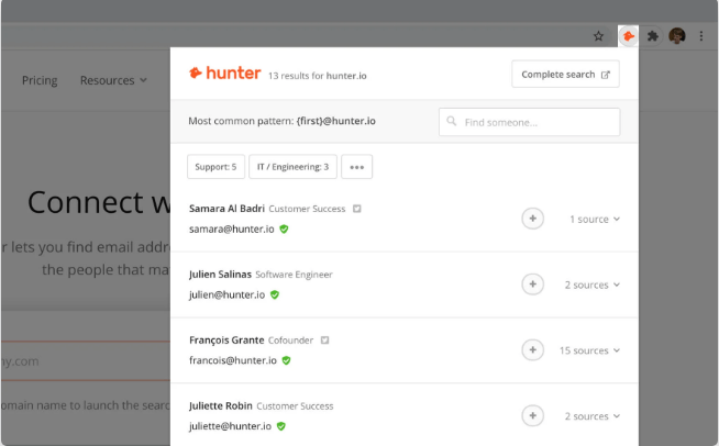 Hunter.io