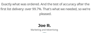 EmailListVerify Customer
