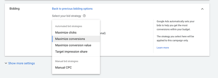 bid-strategy-options