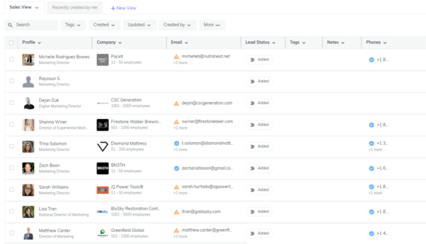 SalesQL Dashboard