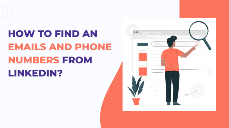 find an emails and phone numbers from LinkedIn