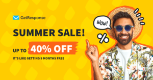 GetResponse Summer Sales