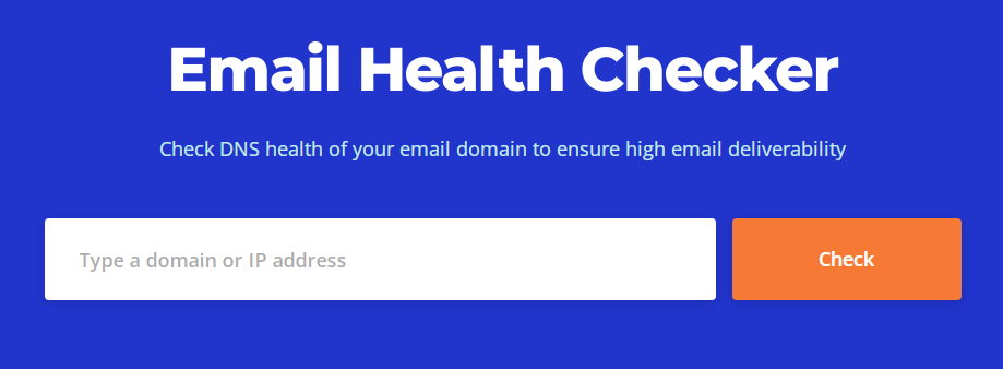 Email health checker