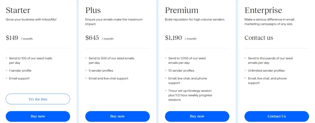 InboxAlly Pricing