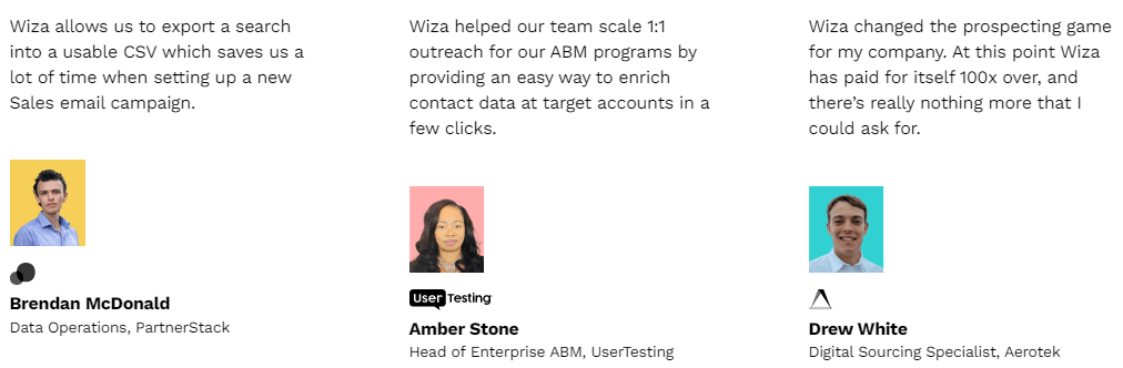 Wiza Customer Reviews