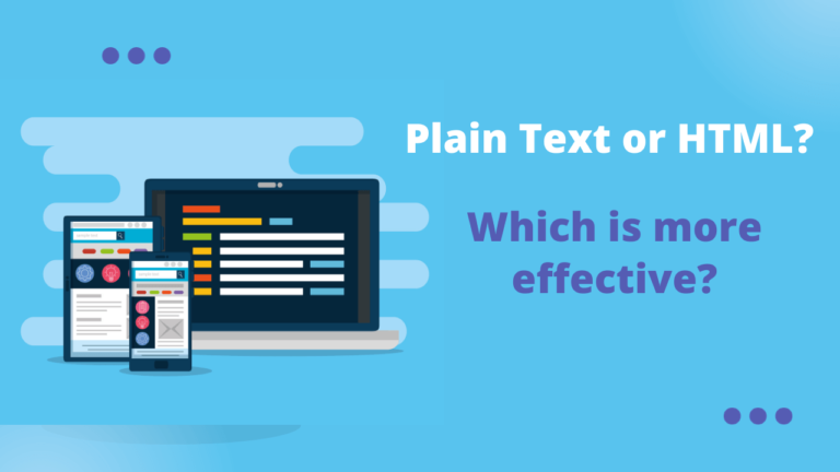 Plain Text vs HTML Email