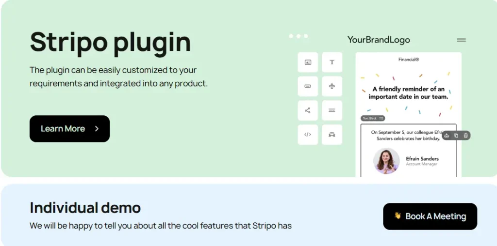 Stripo plugin