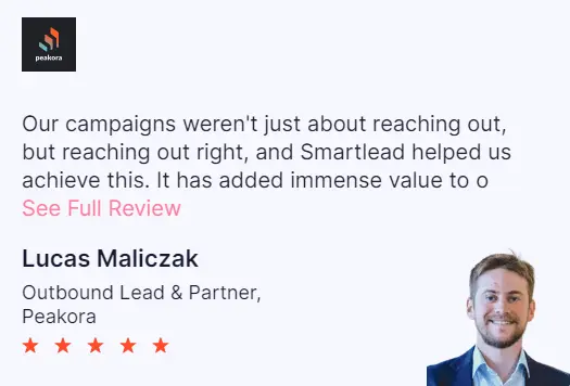 Smartlead Customer Review