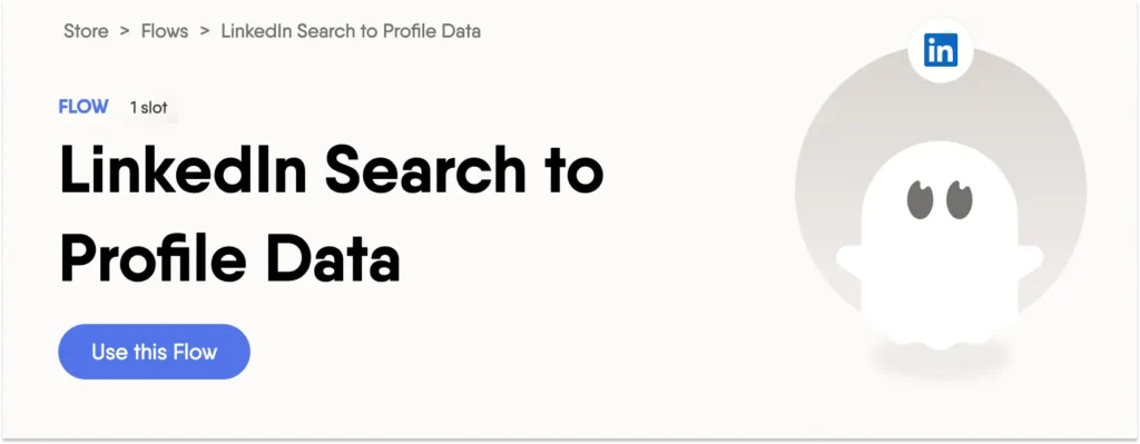 linkedin search to profile data