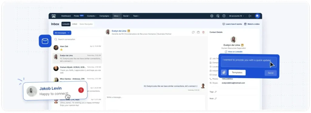 Meet Alfred Smartinbox for managing LinkedIn messages