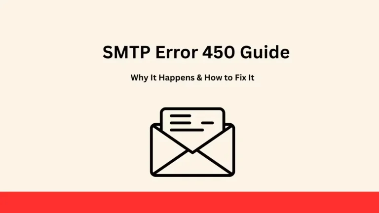 SMTP Error 450